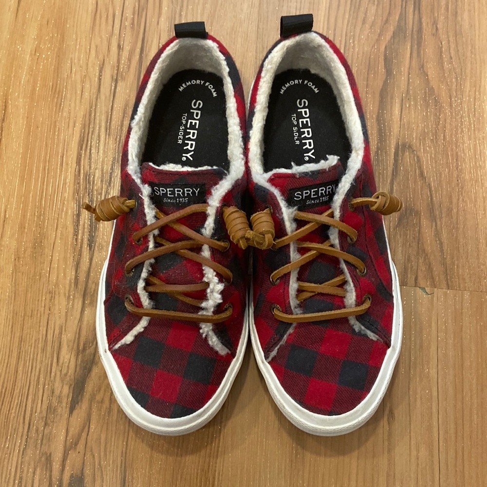 Women’s Buffalo Plaid Sperry Shoe